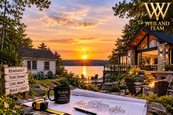 How do Muskoka Buyers Compare a Renovated Cottage With a Tare - Down Opportunity?