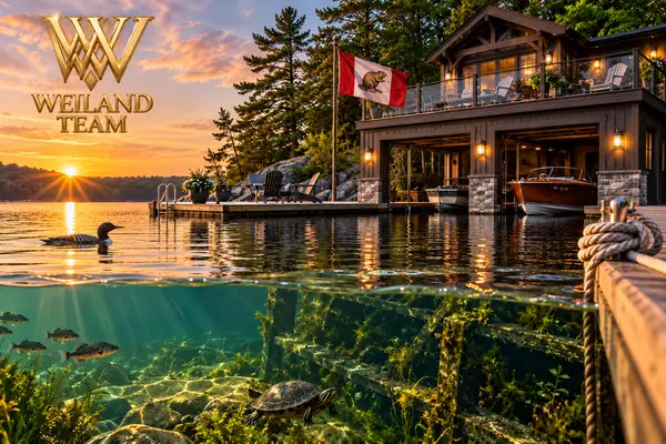 What Should Buyers Know About Older Boathouses and Docks in Muskoka? A Guide to Cribs, Steel Docks, Wood Docks & Waterfront Regulations