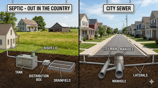 Septic Systems vs. City Sewer: The $15,000 Difference You Can’t See