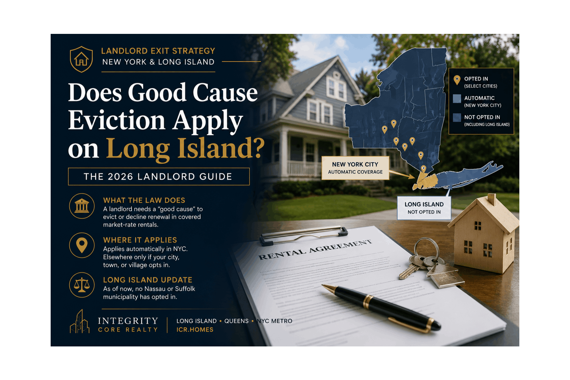 Good Cause Eviction Apply on Long Island? The 2026 Landlord Guide