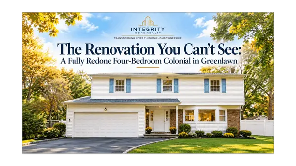 feature image of Renovated Colonial for Sale in Greenlawn NY | Integrity Core Realty