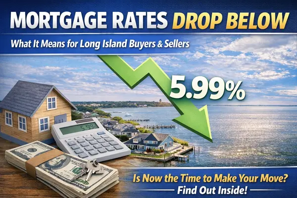 Mortgage Rates Drop Below 6%: What This Means for Long Island Homebuyers in Nassau & Suffolk County,Integrity Core Realty