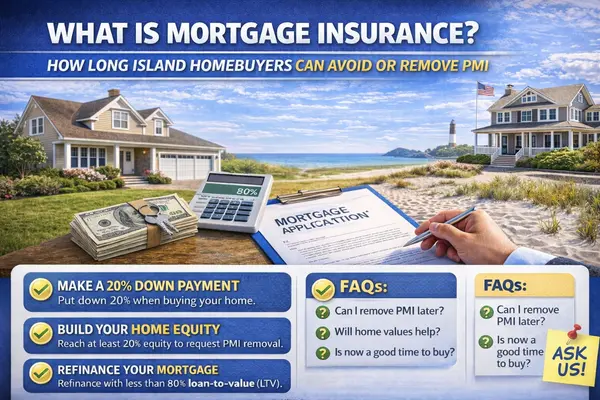 What Is Mortgage Insurance? How Long Island Homebuyers Can Avoid or Remove PMI,Integrity Core Realty