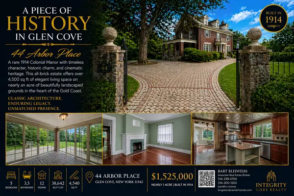 Historic Colonial Manor Glen Cove NY | 44 Arbor Place