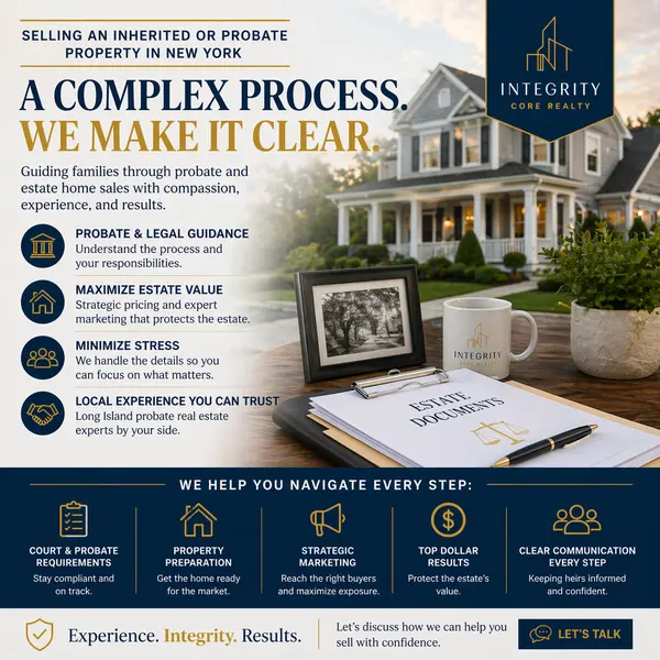 feature image of Selling an Inherited or Probate Property in New York | Integrity Core Realty