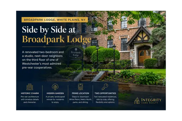 Two Co-ops Side by Side at Broadpark Lodge, White Plains | Integrity Core Realty