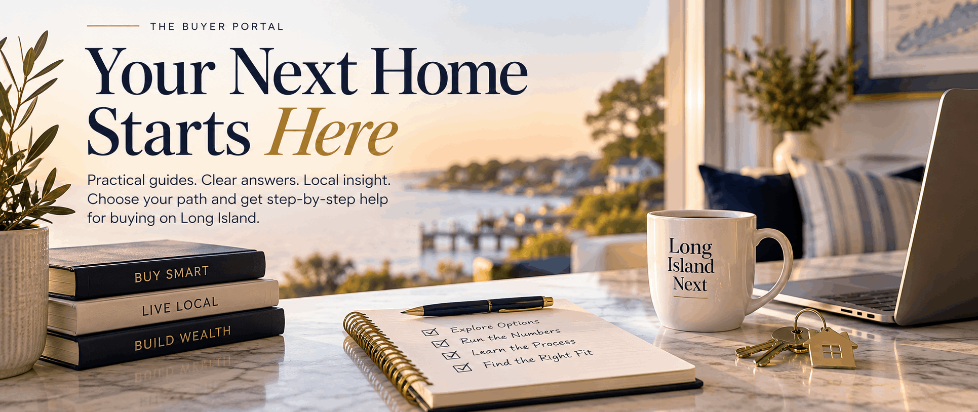 The Buyer Portal: your next home starts here, with practical guides and step by step help for buying on Long Island