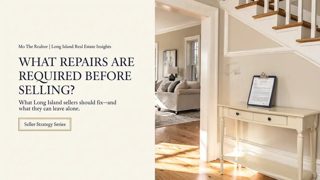 What Repairs Are Required Before Selling a House? A Long Island Seller's Guide