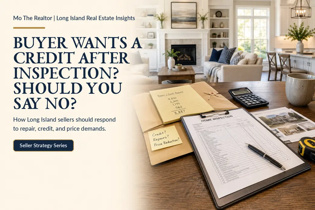 Buyer Wants a Credit After Inspection—Should a Long Island Seller Say No?