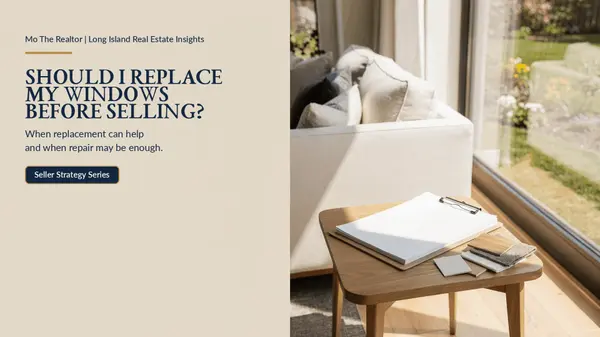 Should I Replace My Windows Before Selling My House? What Long Island Sellers Need to Know,Moataz (Mo) Elshamy