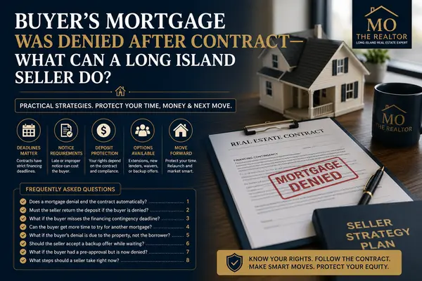 Buyer’s Mortgage Was Denied After Contract—What Can a Long Island Seller Do?