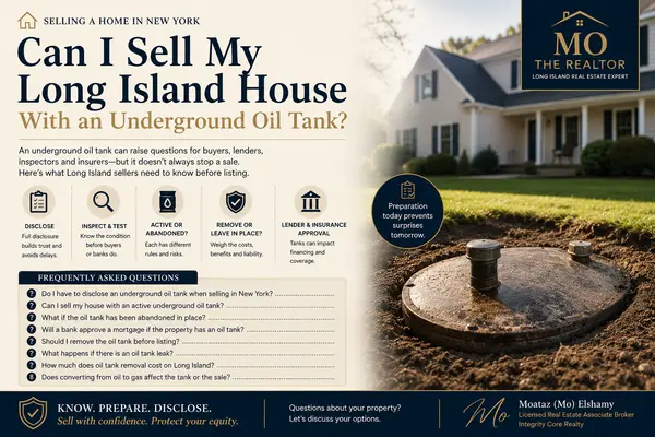Can I Sell My Long Island House With an Underground Oil Tank?