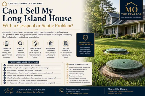 Can I Sell My Long Island House With a Cesspool or Septic Problem?