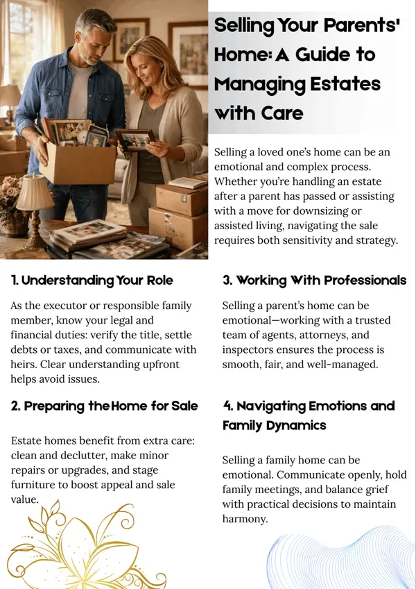 Selling Your Parents' Home: A Guide to Managing Estates with Care,Jean Gillin