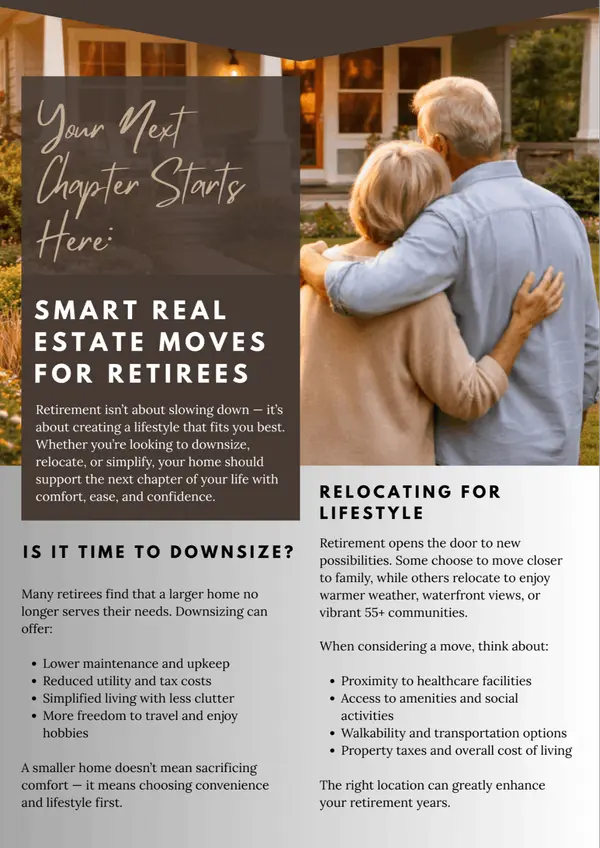 Your Next Chapter Starts Here: Smart Real Estate Moves for Retirees,Jean Gillin