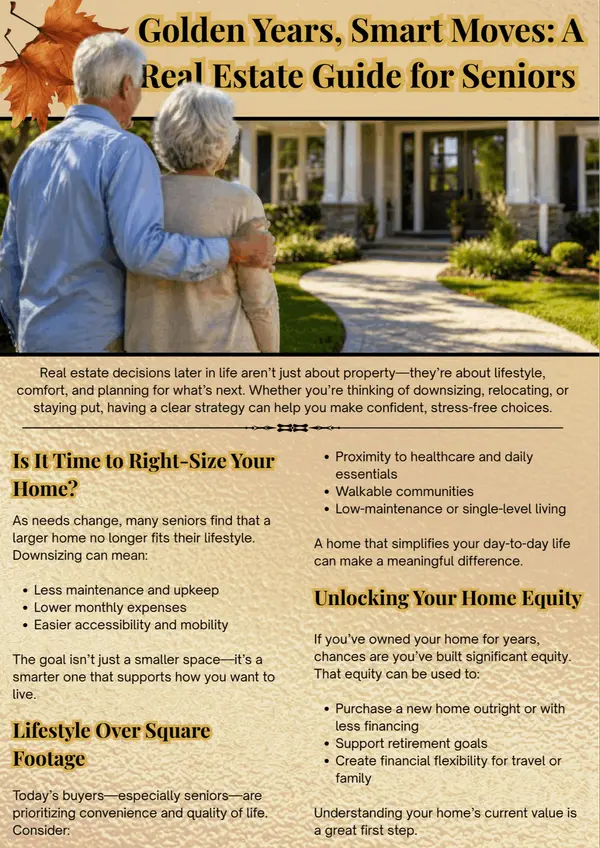 Golden Years, Smart Moves: A Real Estate Guide for Seniors,Jean Gillin