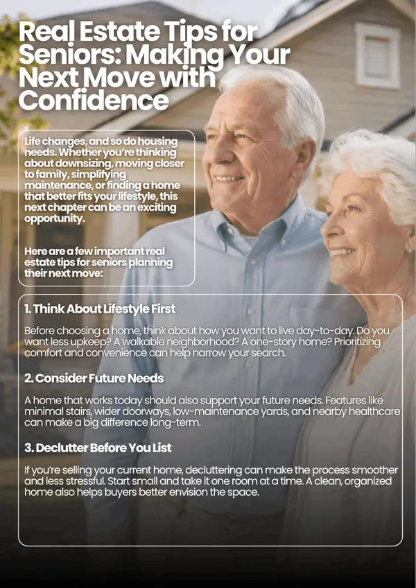 feature image of Real Estate Tips for Seniors: Making Your Next Move with Confidence