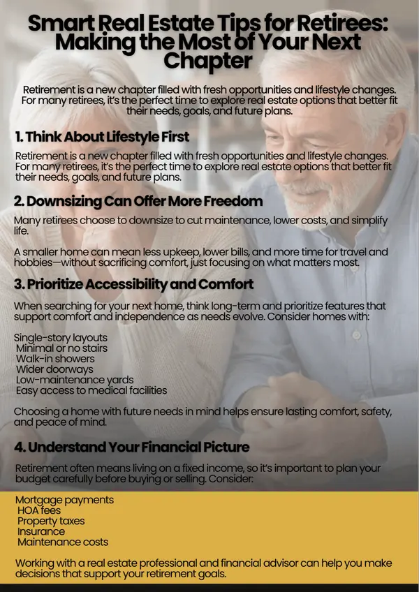 feature image of Smart Real Estate Tips for Retirees: Making the Most of Your Next Chapter