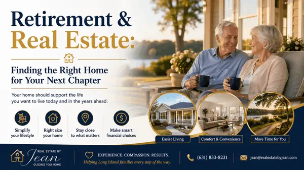 feature image of Retirement &amp; Real Estate: Finding the Right Home for Your Next Chapter