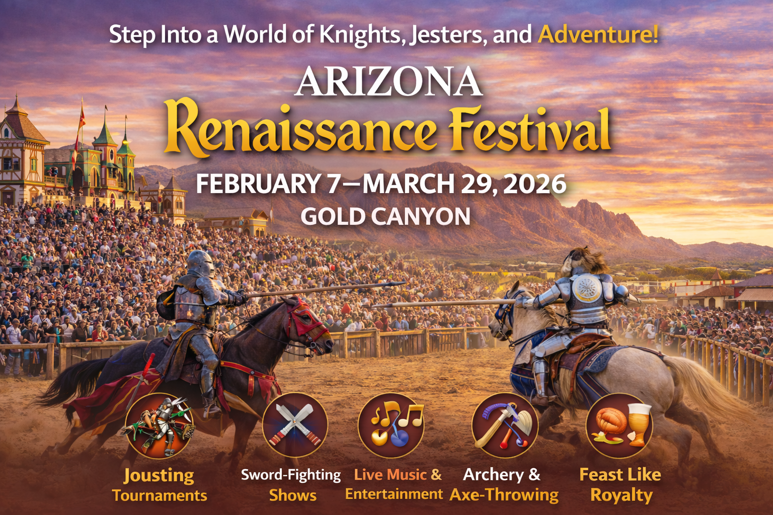 Step Into a World of Knights, Jesters, and Adventure at the Arizona Renaissance Festival!