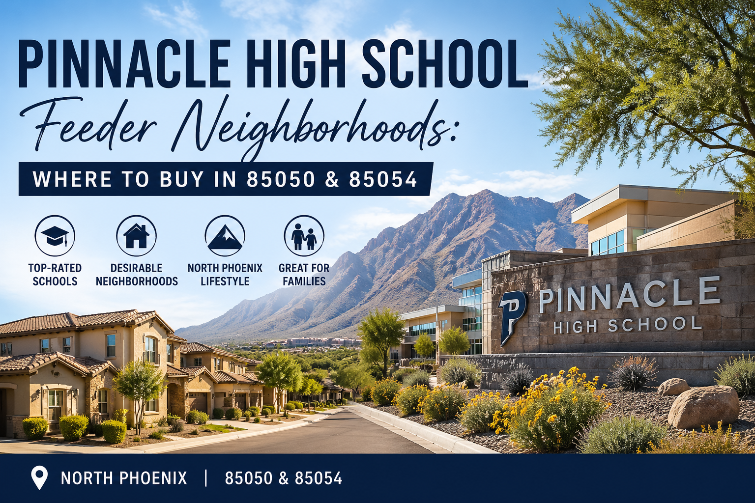 Pinnacle High School Feeder Neighborhoods: Where to Buy in 85050 & 85054