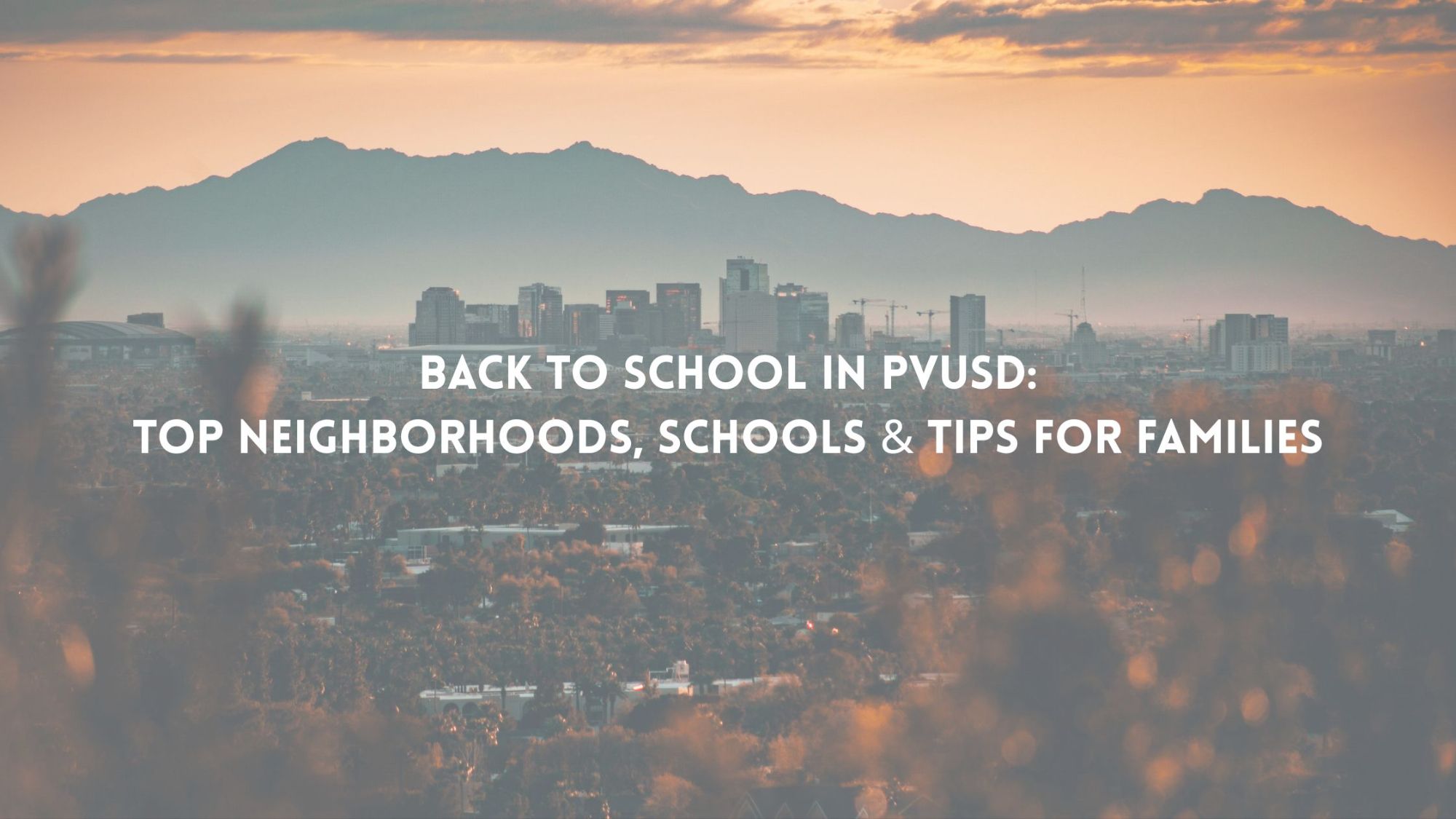 Back to School in PVUSD: Top Neighborhoods, Schools & Tips for Families