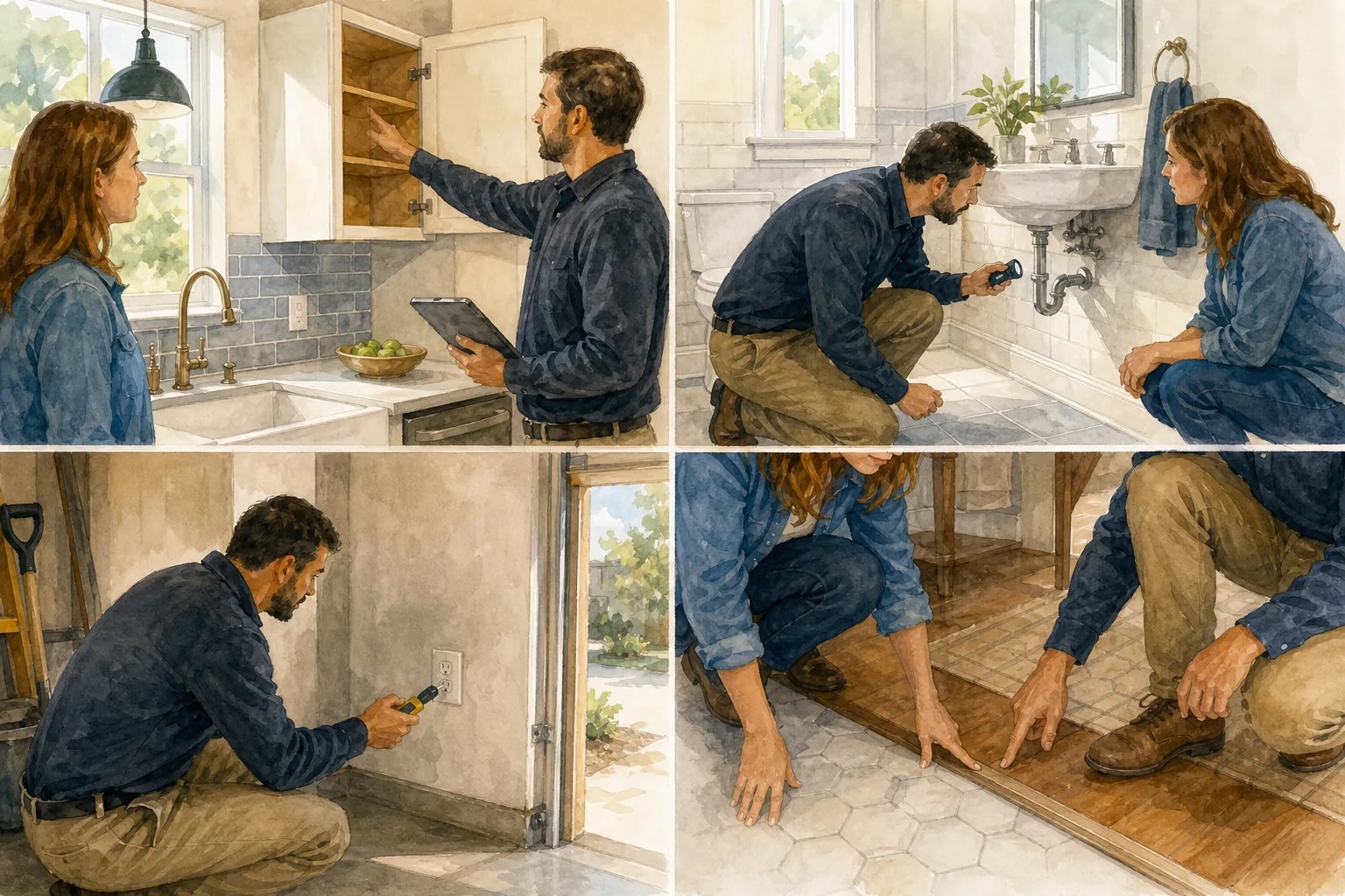Use a Room-by-Room Checklist and Request Specialized Checks
