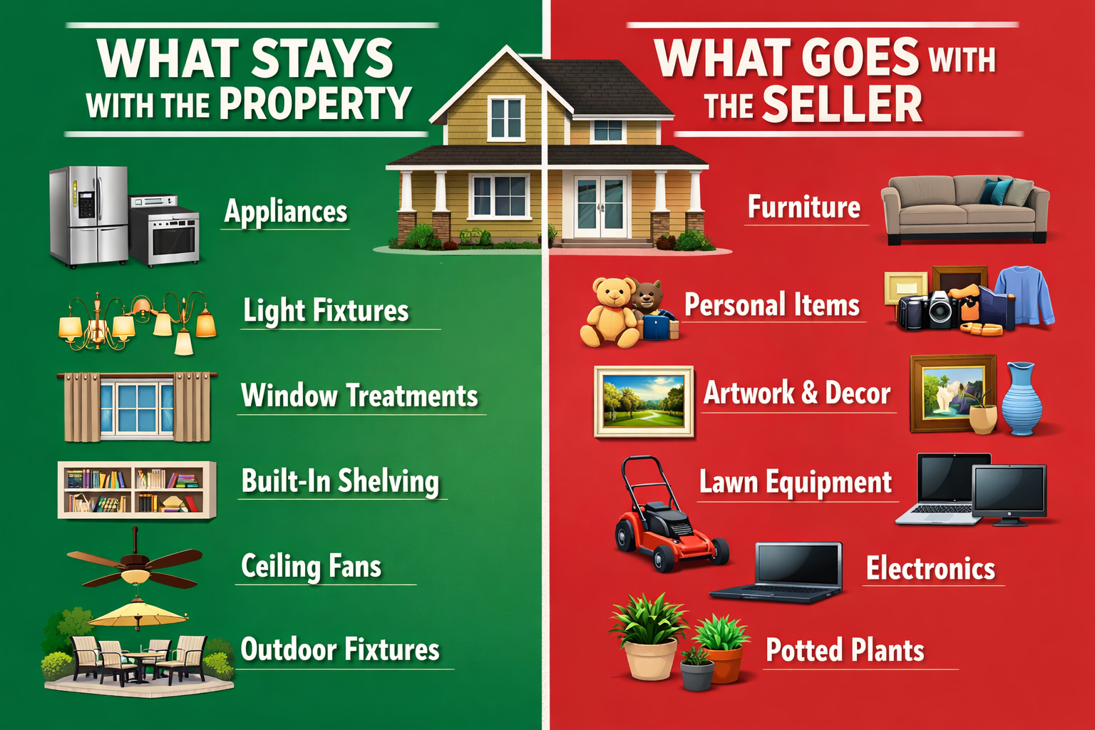 What Stays With The Property And What Goes