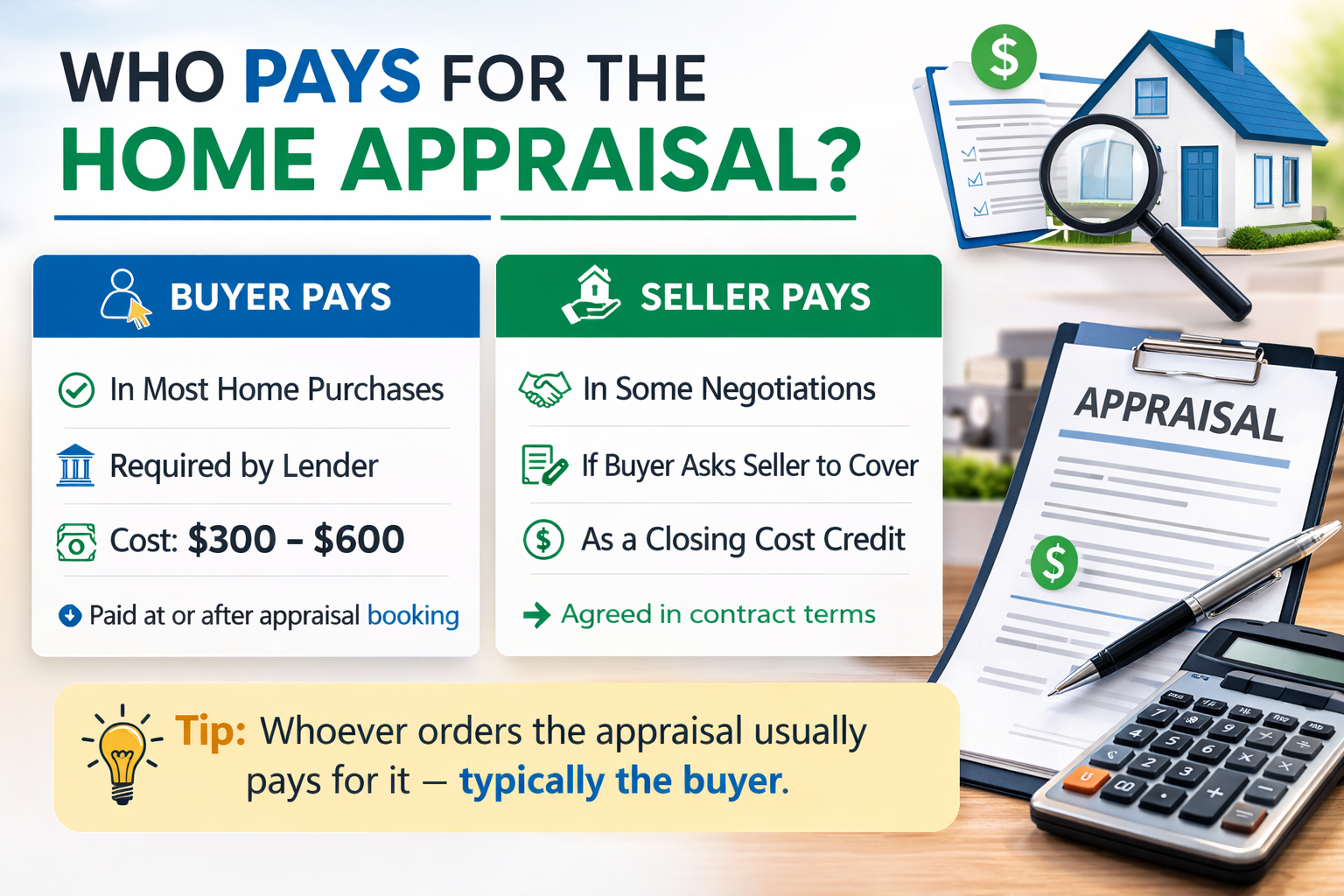 Who Pays For The Home Appraisal