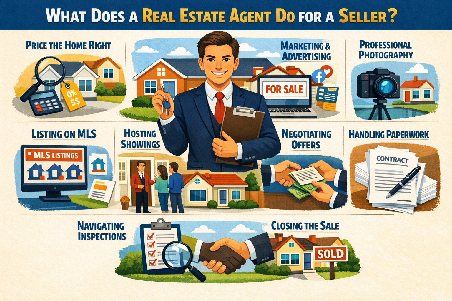 what does a real estate agent do for a seller