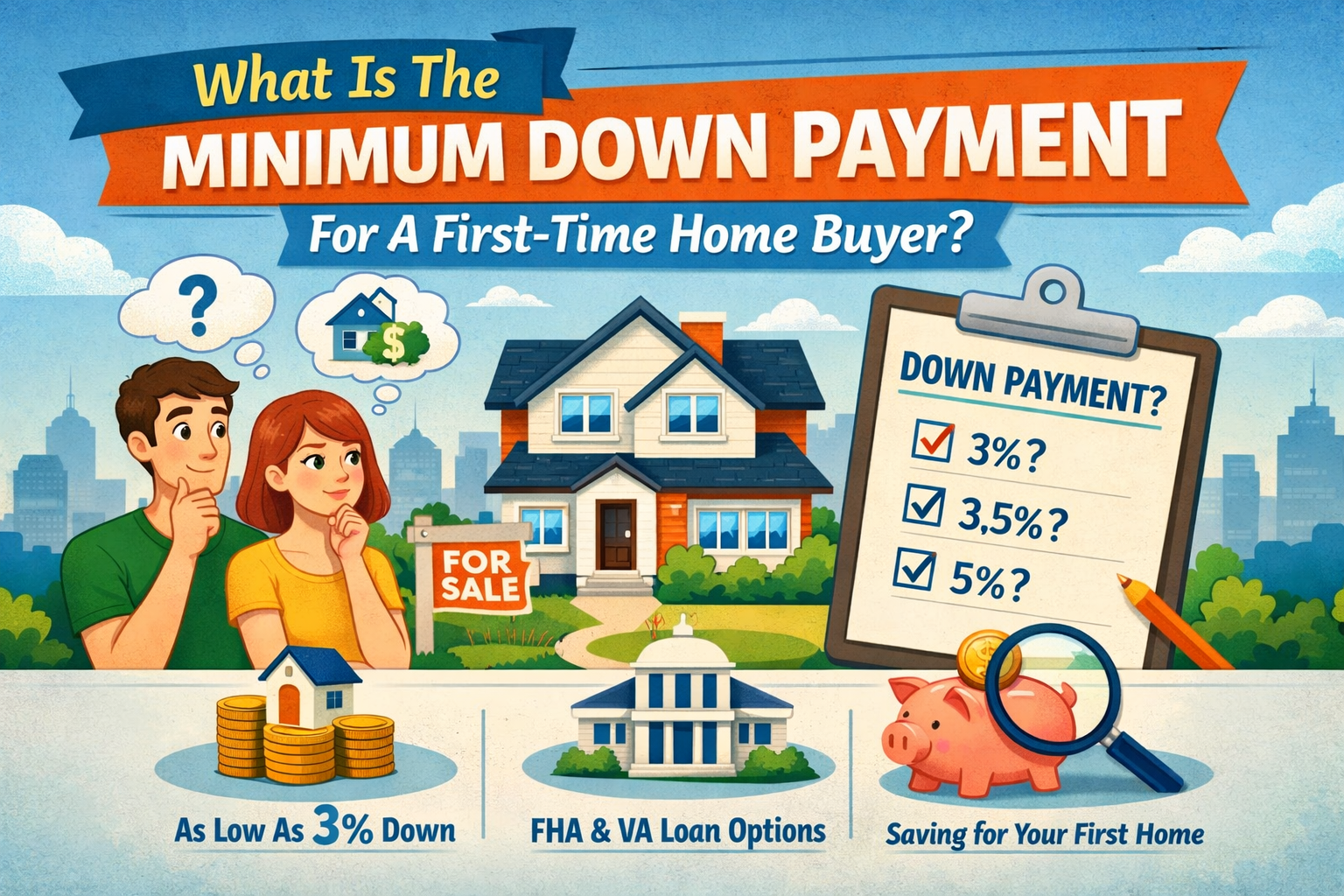 What Is The Minimum Down Payment For A First-time Home Buyer
