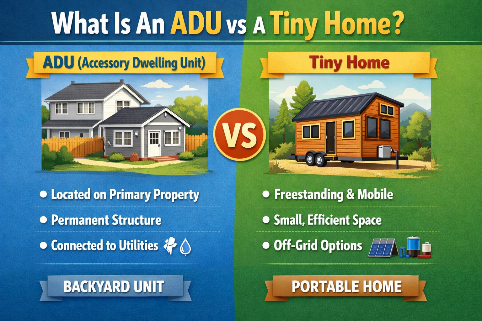 What Is An ADU vs A Tiny Home