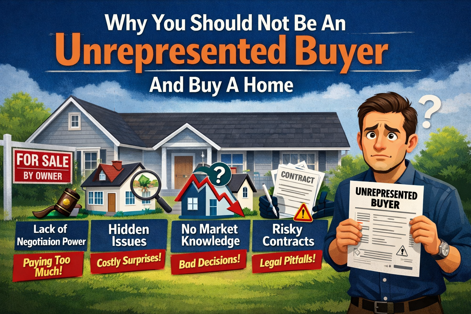 Why You Should Not Be An Unrepresented Buyer And Buy A Home