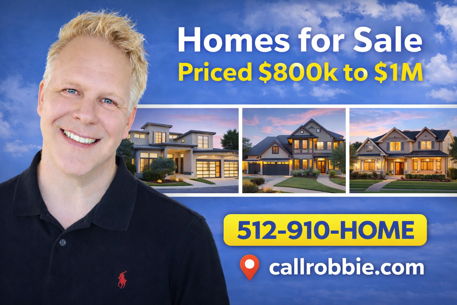 Homes For Sale Priced $800k to $1M