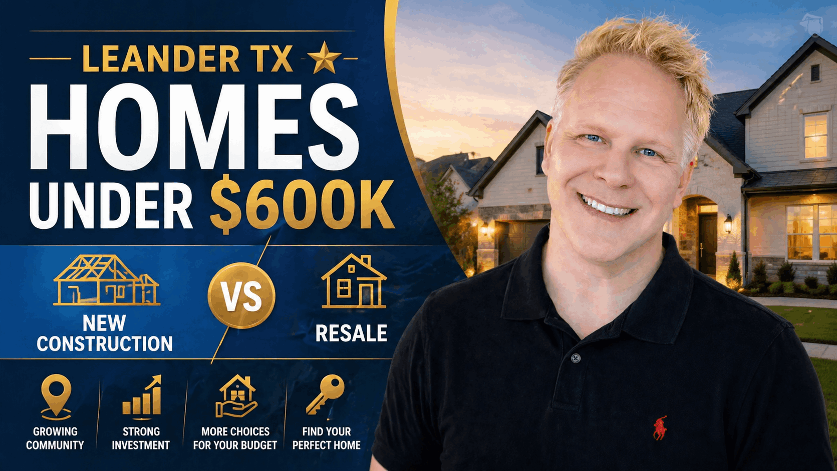 Leander TX Homes Under $600K New Construction VS Resale