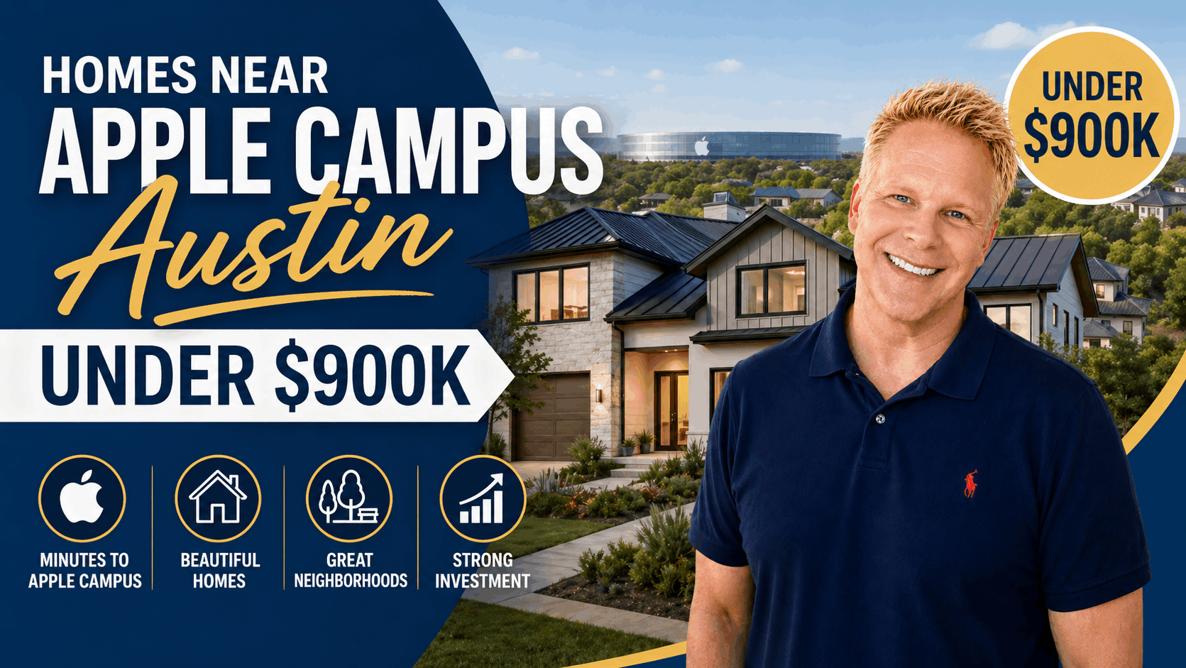 Homes Near Apple Campus Austin Under $900K