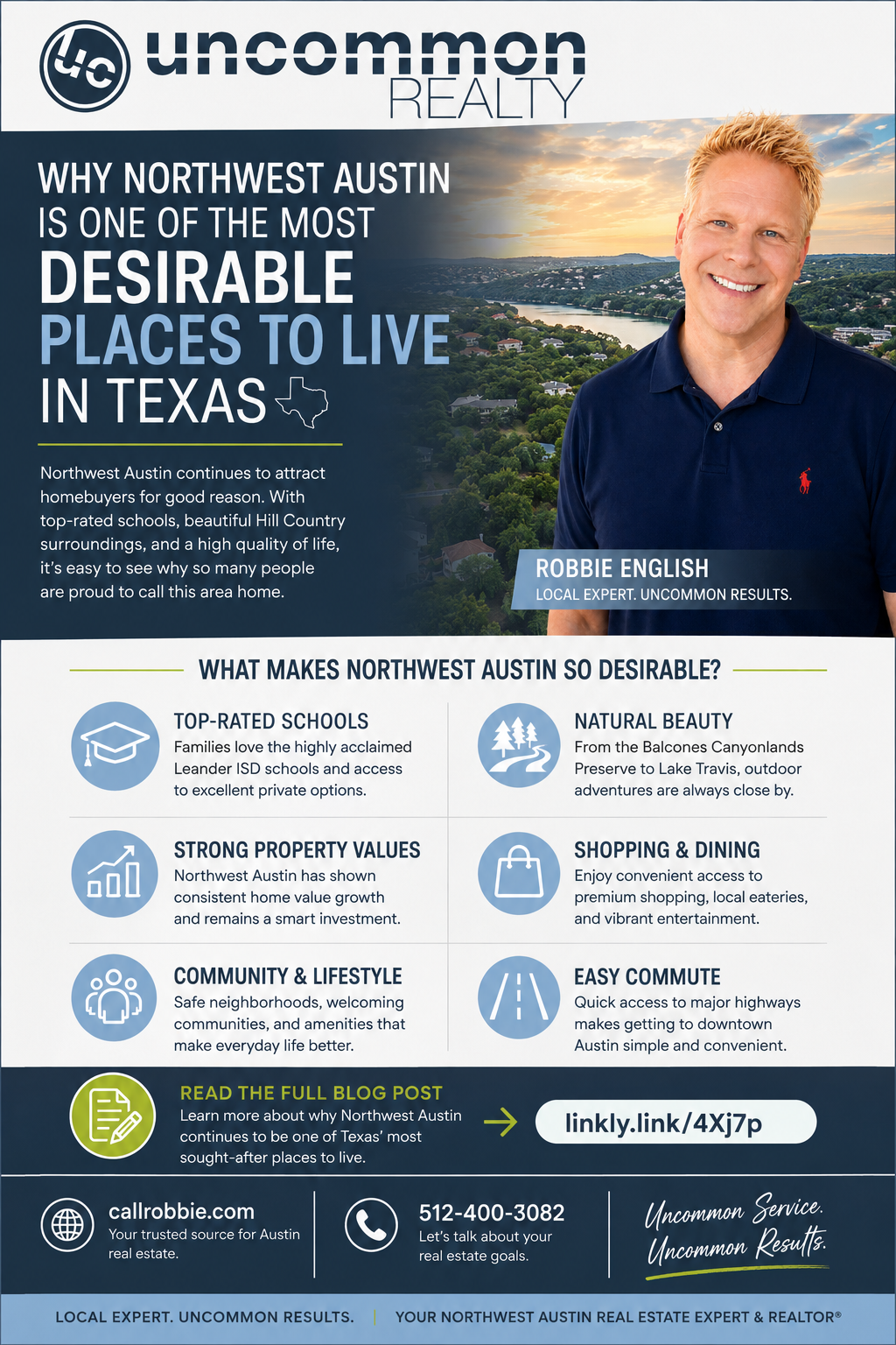 infographic Why Northwest Austin is desirable