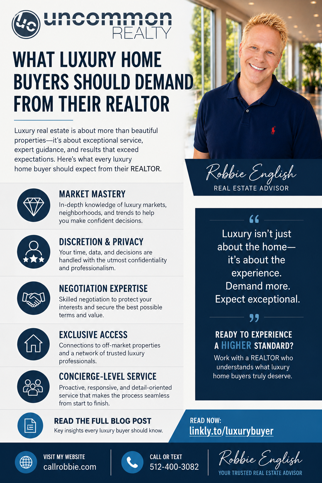 infographic What Luxury Home Buyers Should Demand From Their REALTOR