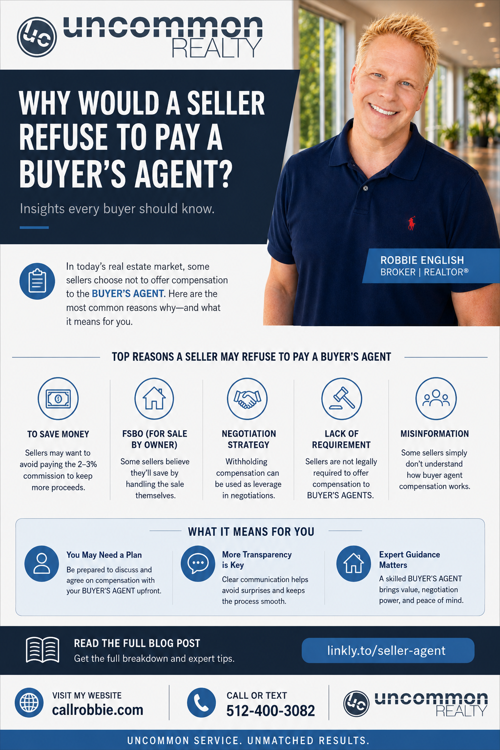 infographic Why Would a Seller Refuse to Pay a Buyer's Agent? What Central Texas Homeowners Need to Know Before Making That Decision
