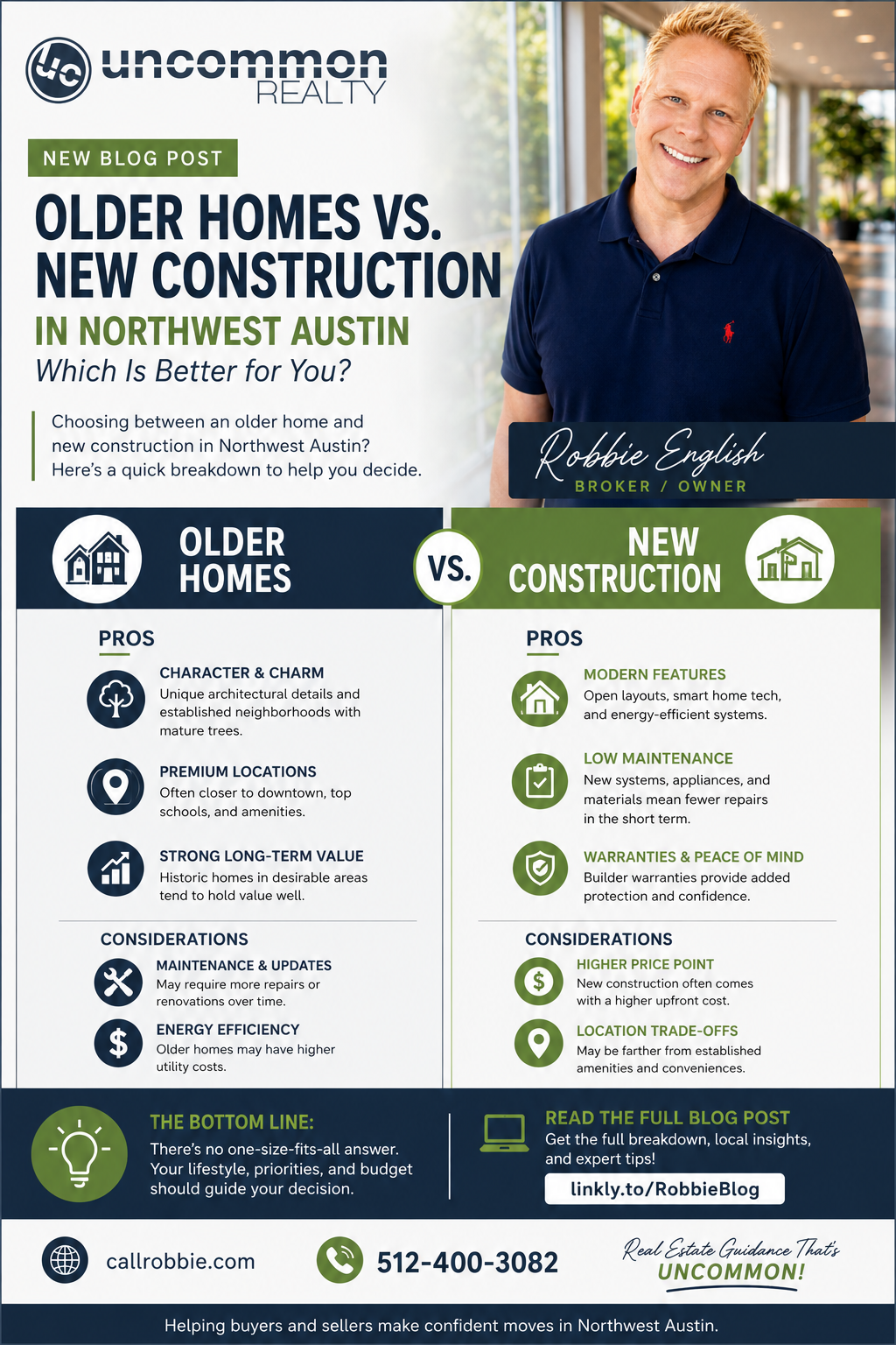 infographic Older Homes vs New Construction in Northwest Austin Which Is Better?