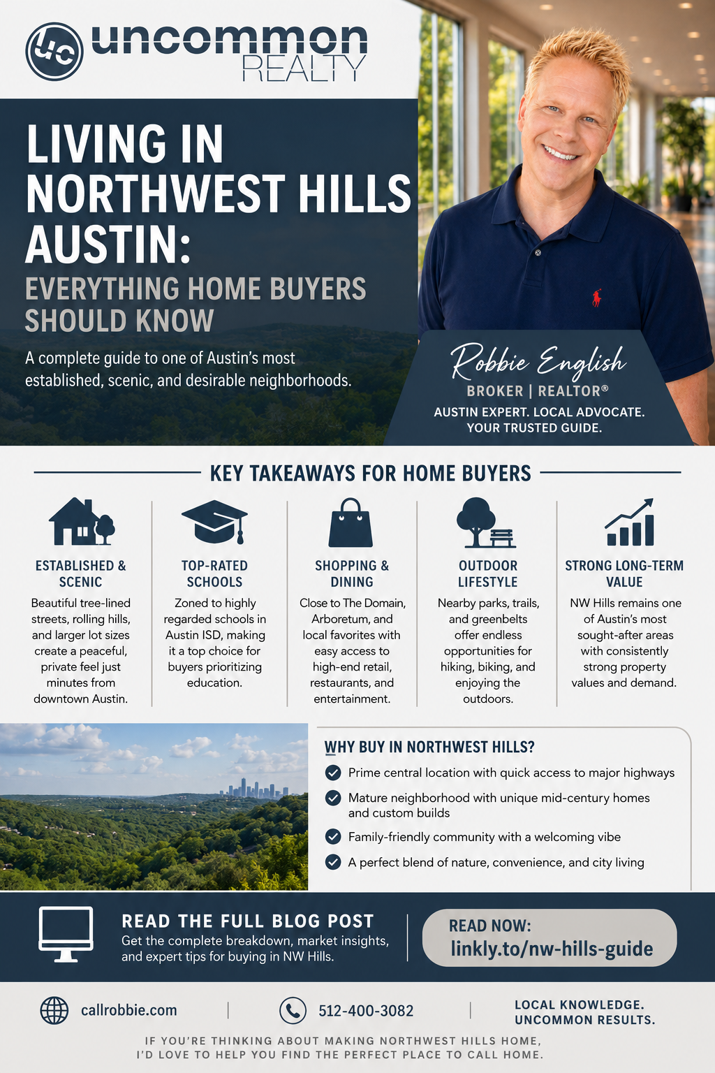 infographic Living in Northwest Hills Austin Everything Home Buyers Should Know
