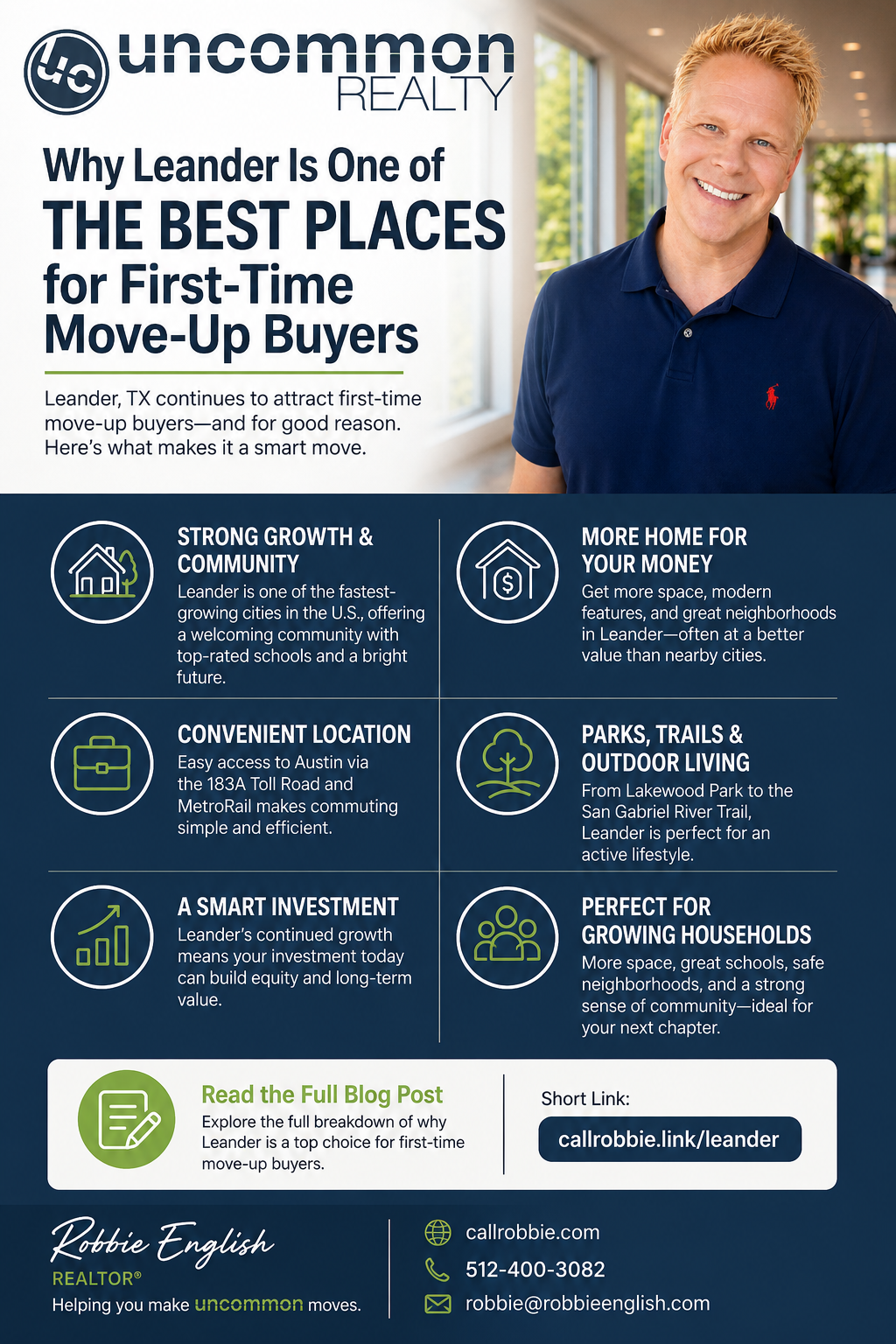 infographic Why Leander Is One of the Best Places for First-Time Move-Up Buyers