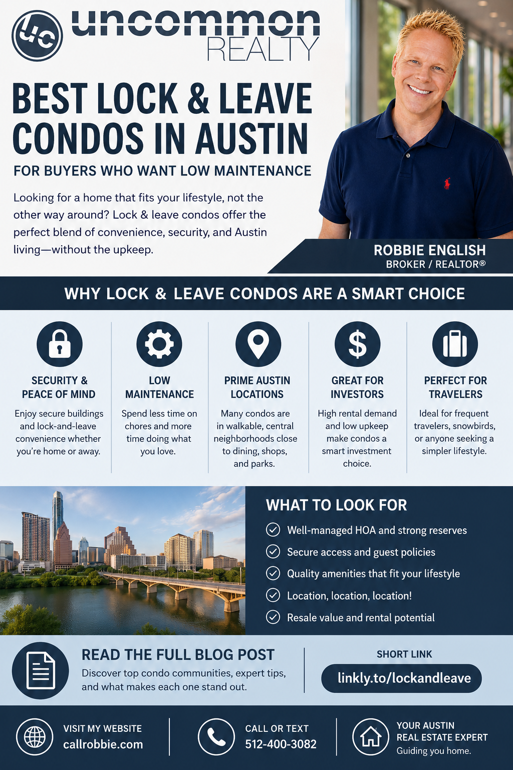 infographic Best Lock-and-Leave Condos in Austin for Buyers Who Want Low-Maintenance