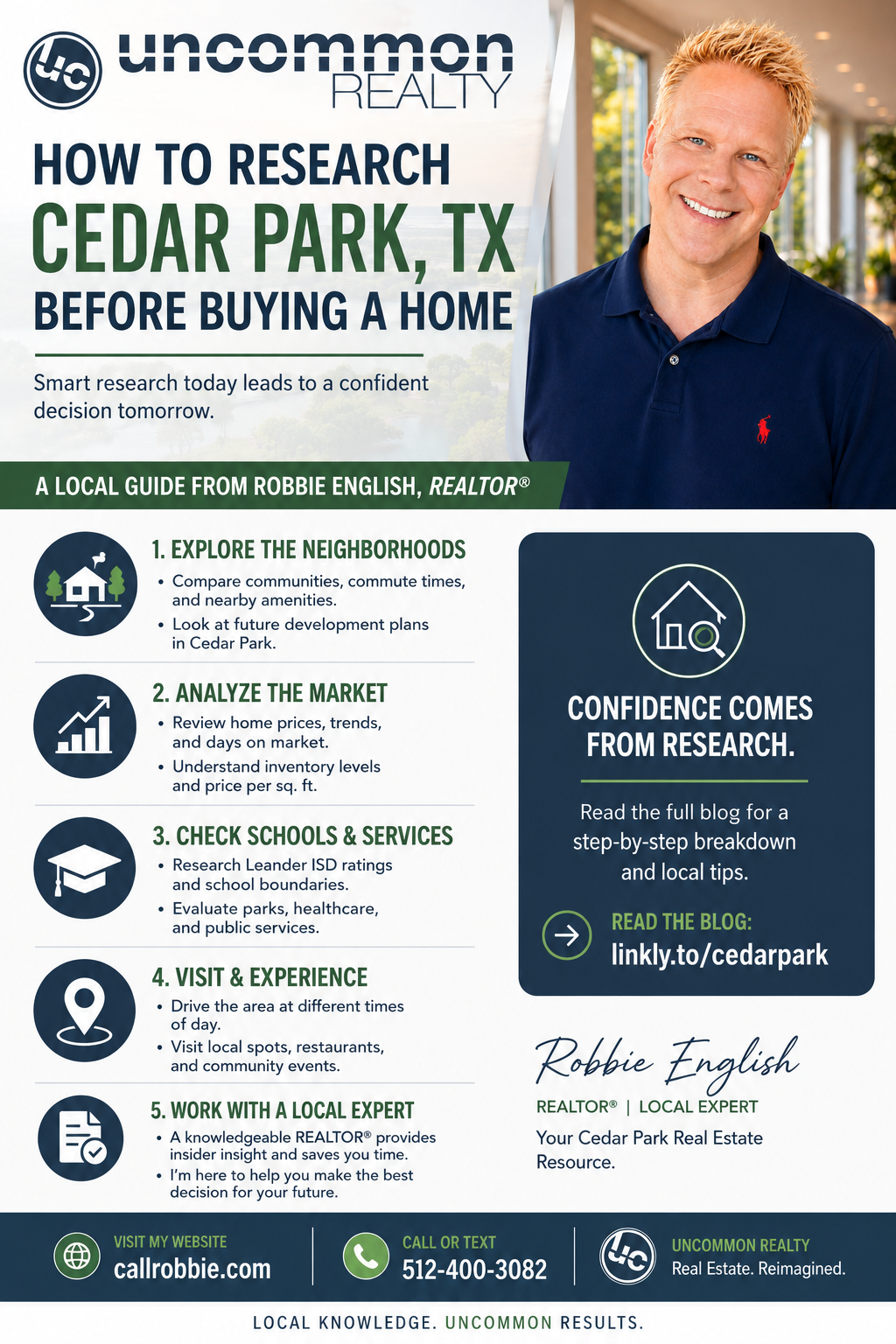 infographic How To Research Cedar Park TX Before Buying A Home