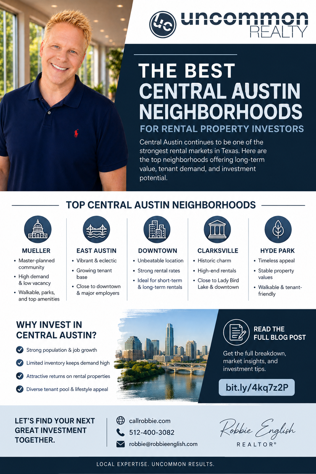 infographic The Best Central Austin Neighborhoods for Rental Property Investors