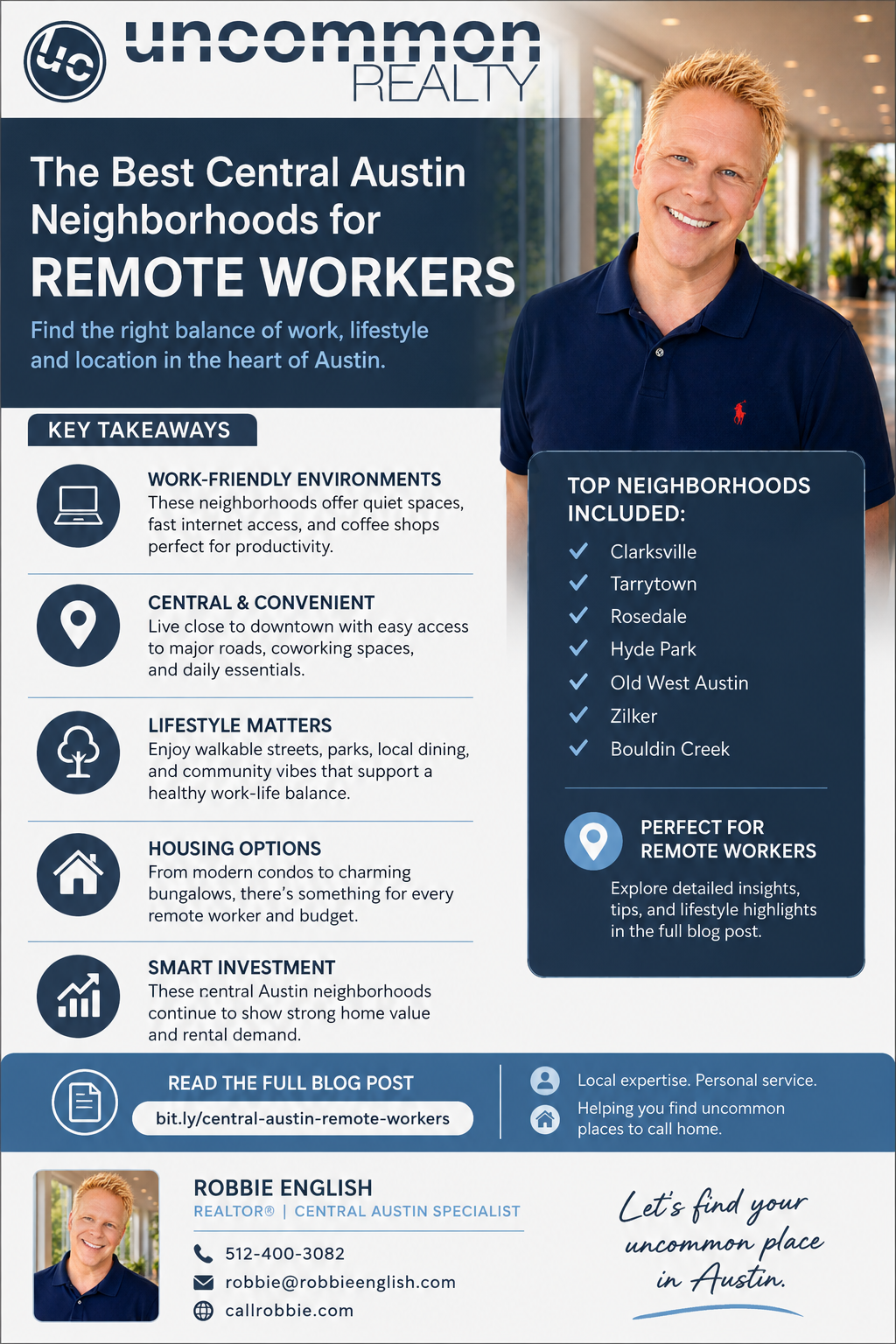 infographic The Best Central Austin Neighborhoods for Remote Workers