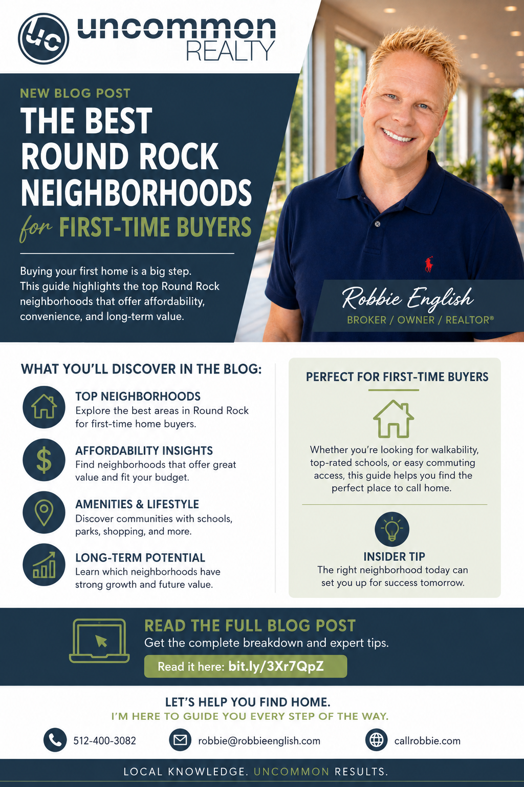 infographic The Best Round Rock Neighborhoods for First-Time Buyers