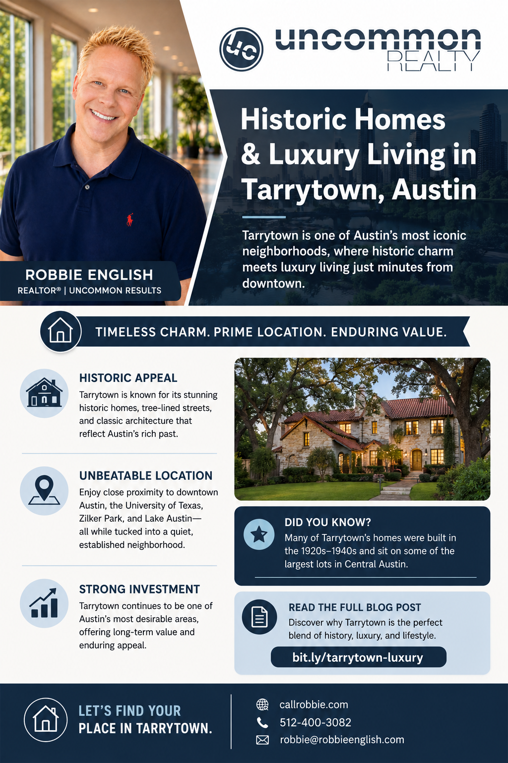 infographic Historic Homes and Luxury Living in Tarrytown Austin