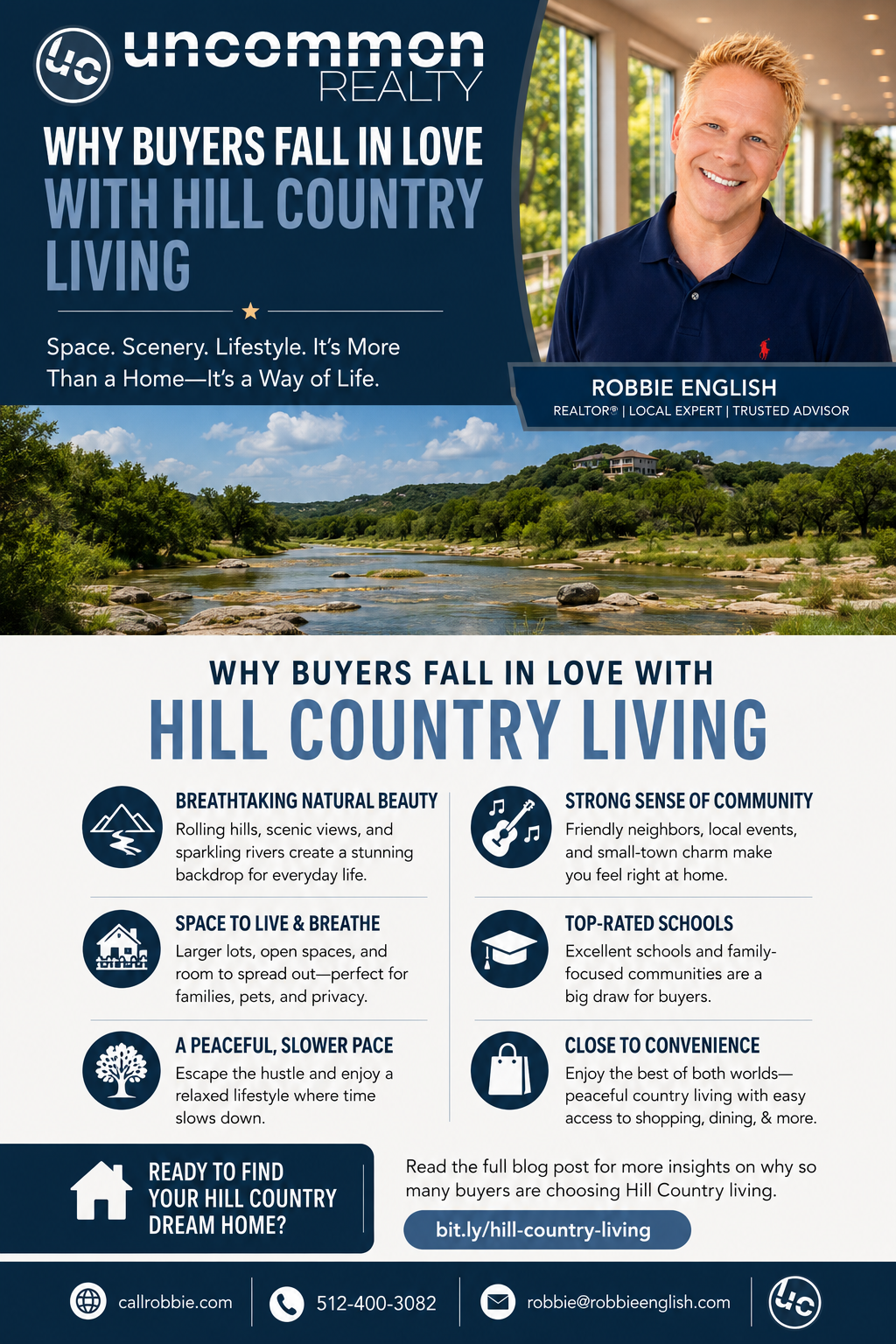 infographic Why Buyers Fall in Love With Hill Country Living
