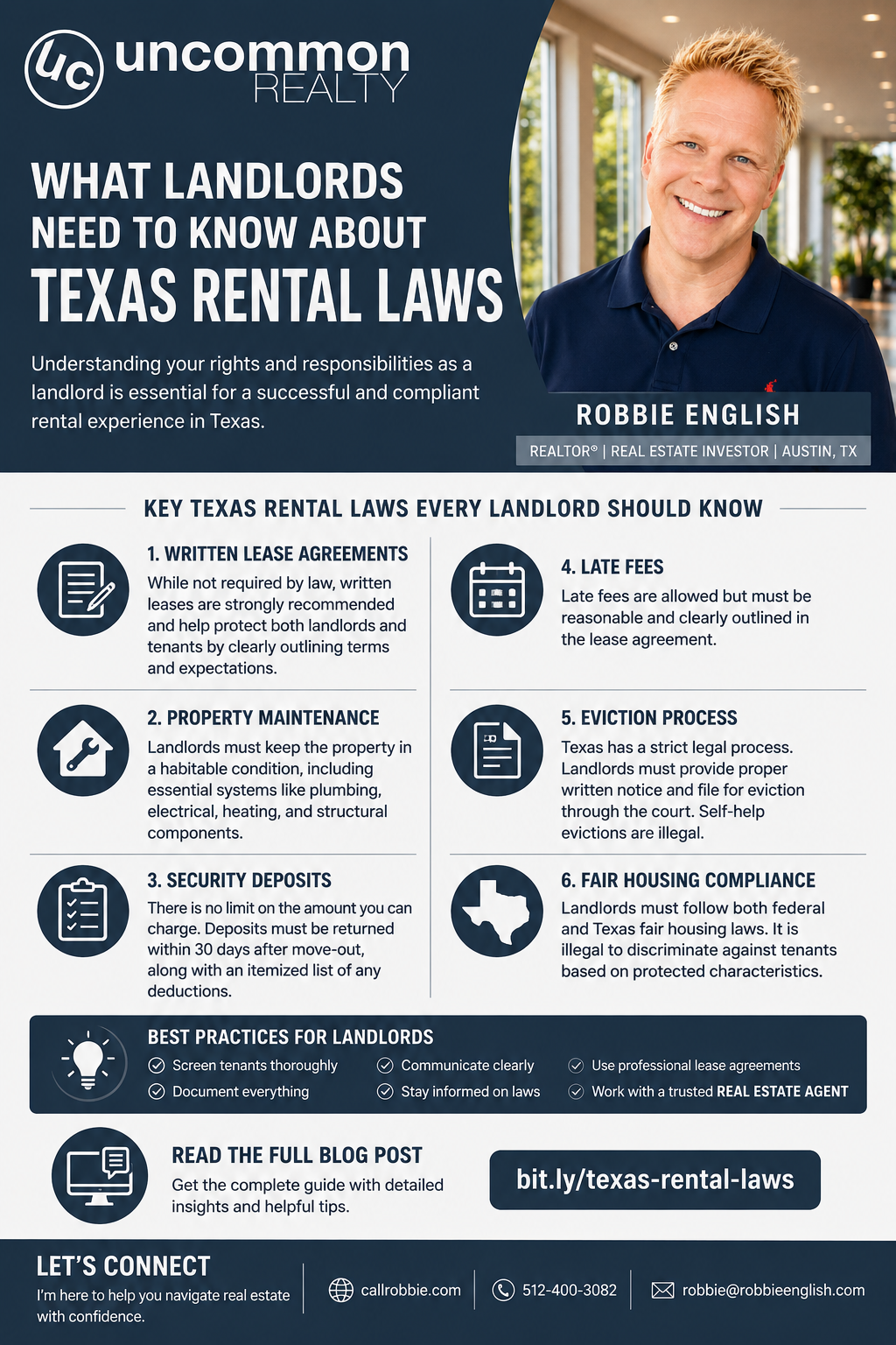 infographic What Landlords Need to Know About Texas Rental Laws